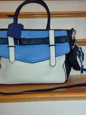 REED Boxer Belted Large Satchel w/Key Fob Charm NEW WITH TAGS!